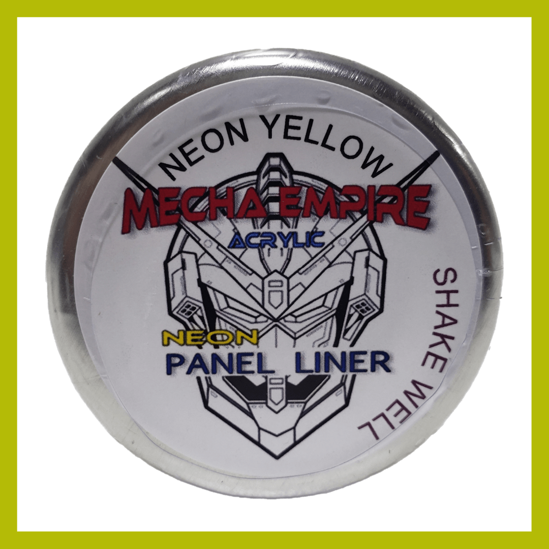 Mecha Empire Acrylic Panel Liner Neon Yellow 40ml Bottle – GundamPros